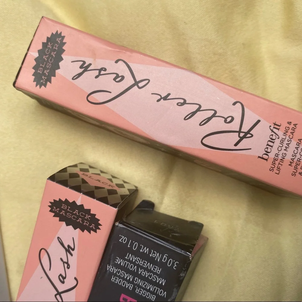 Benefit Roller Lash Mascara FULL SIZE!! OR x2 Benefit Mascaras Travel size NEW!